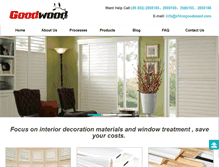 Tablet Screenshot of chinagoodwood.com